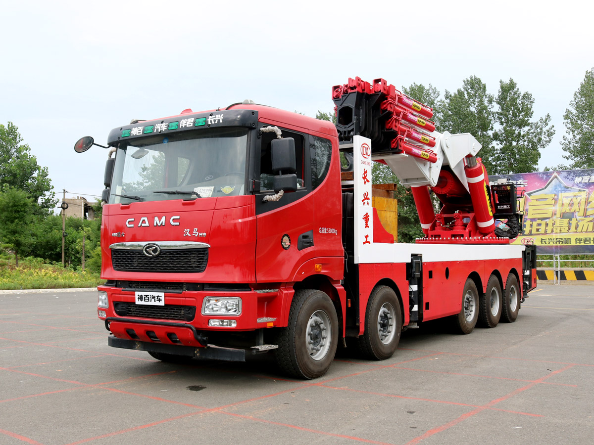 華菱H9五軸上裝長興100噸汽車起重機(jī)