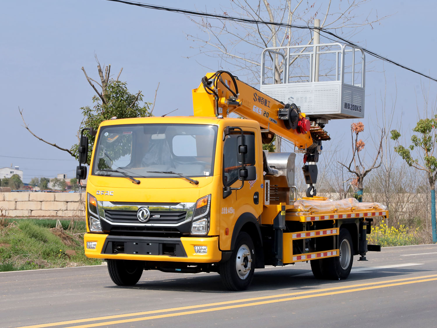 東風(fēng)多利卡D6重載型三合一高空作業(yè)車（5噸，藍(lán)牌）
